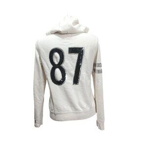 Aeropostale Womens Full-Zip Hoodie Jacket Sweatshirt Cardigan L